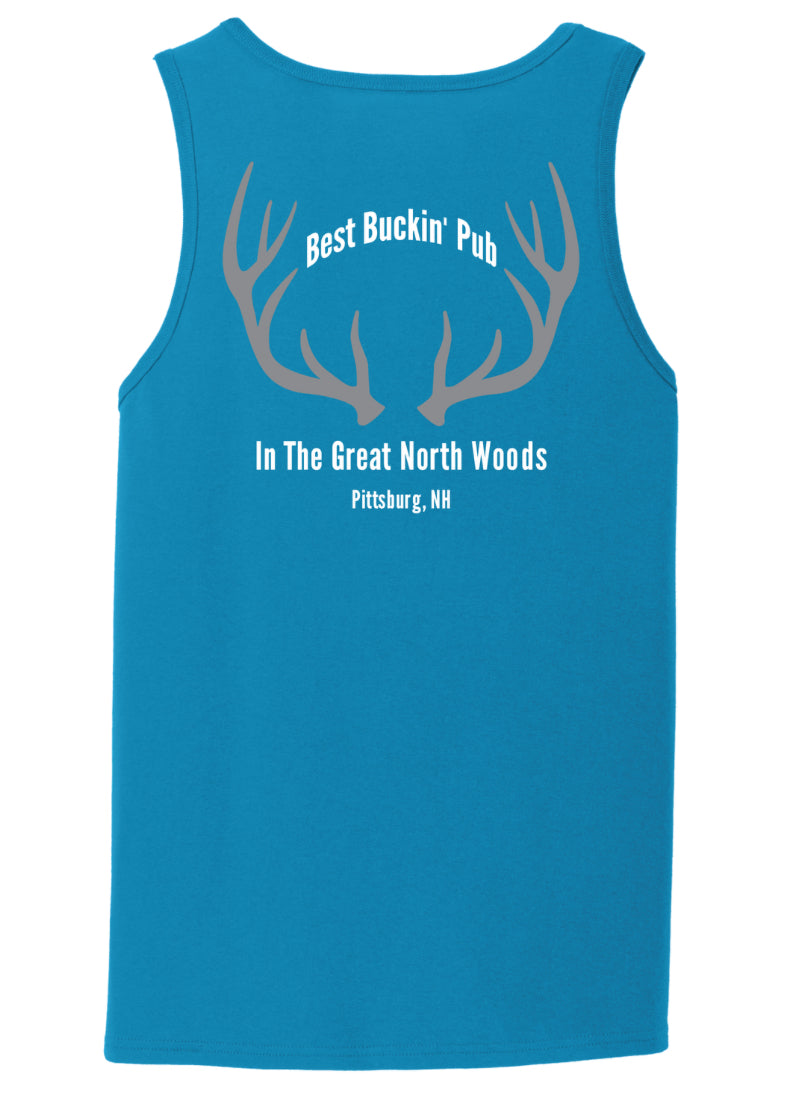Best Buckin’ Pub Women's Neon Blue Tank