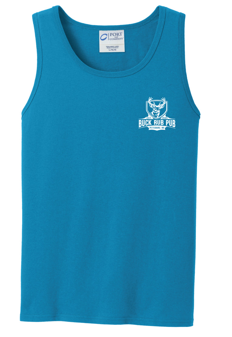 Best Buckin’ Pub Women's Neon Blue Tank