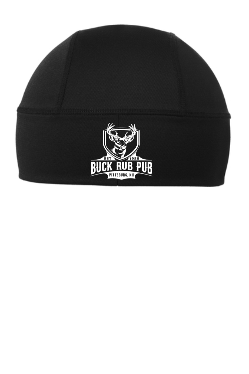 Black Beanie with Buck Rub Logo