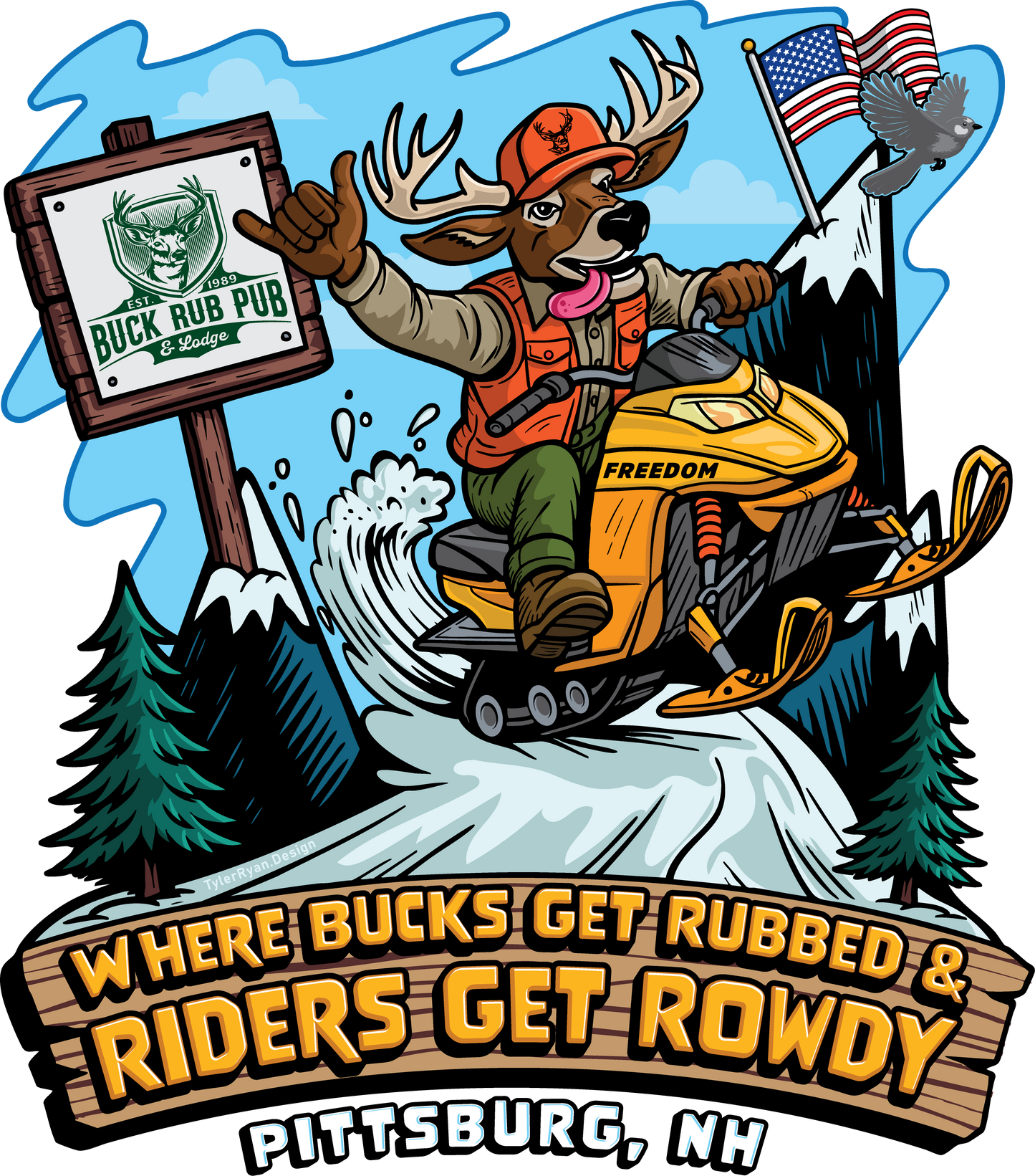 2026 Snowmobile Edition Heavyweight Unisex Hoodie