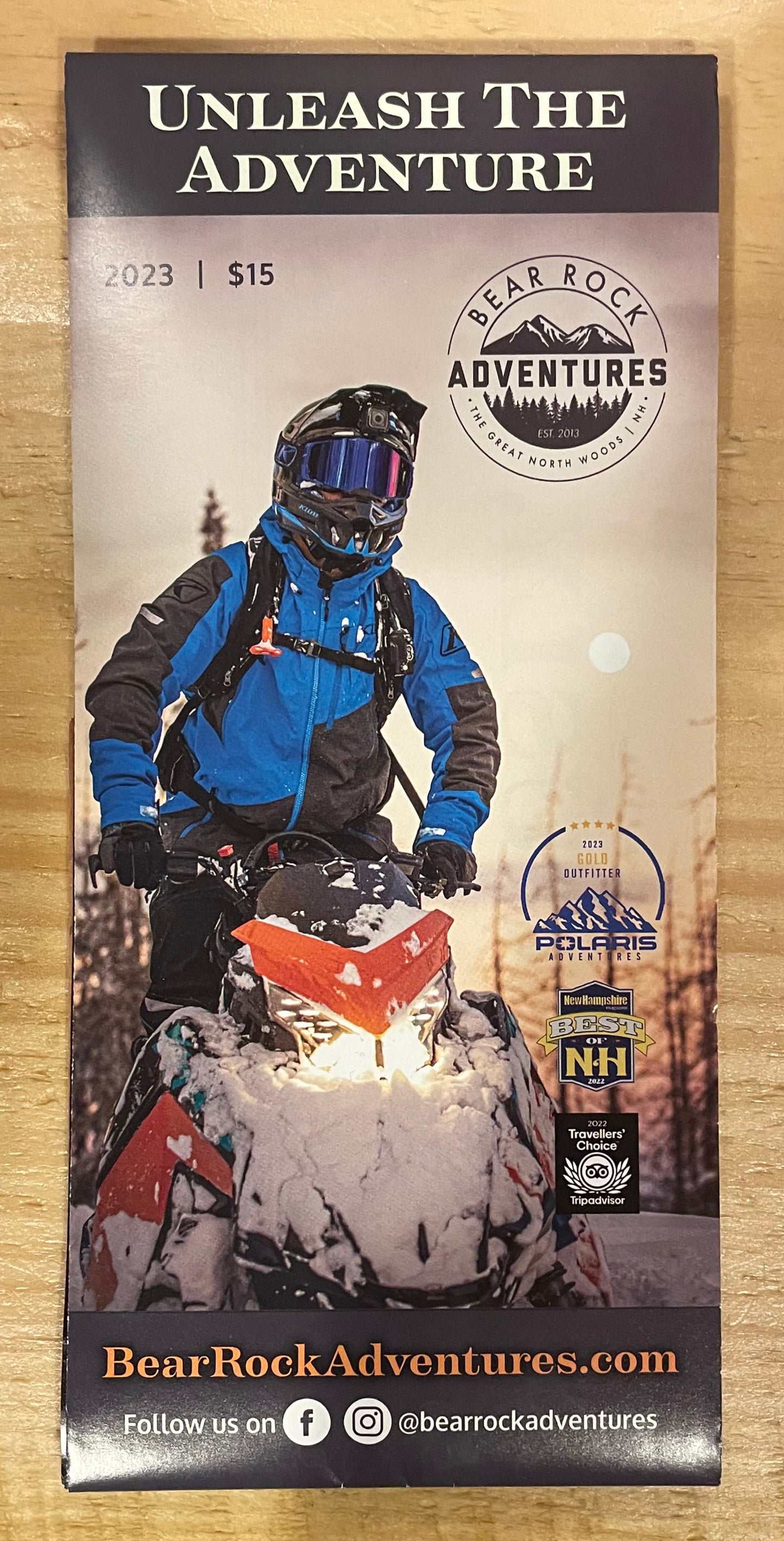 Snowmobile Map Bear Rock Adventures