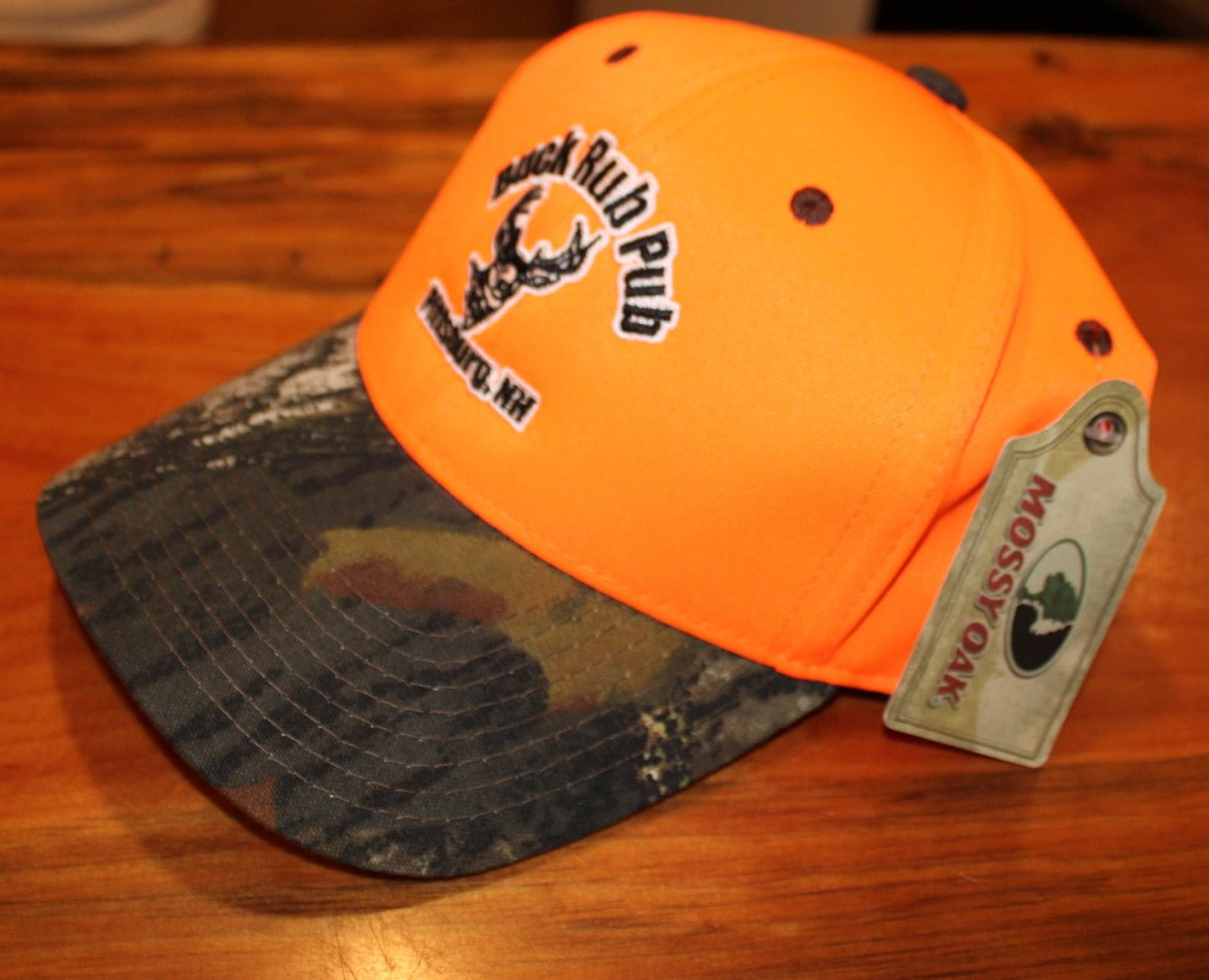Hat- Orange & Camo