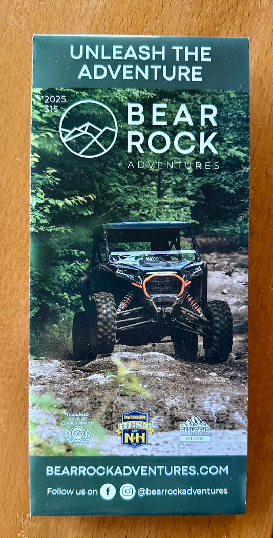 Bear Rock Adventures 2025 ATV Map