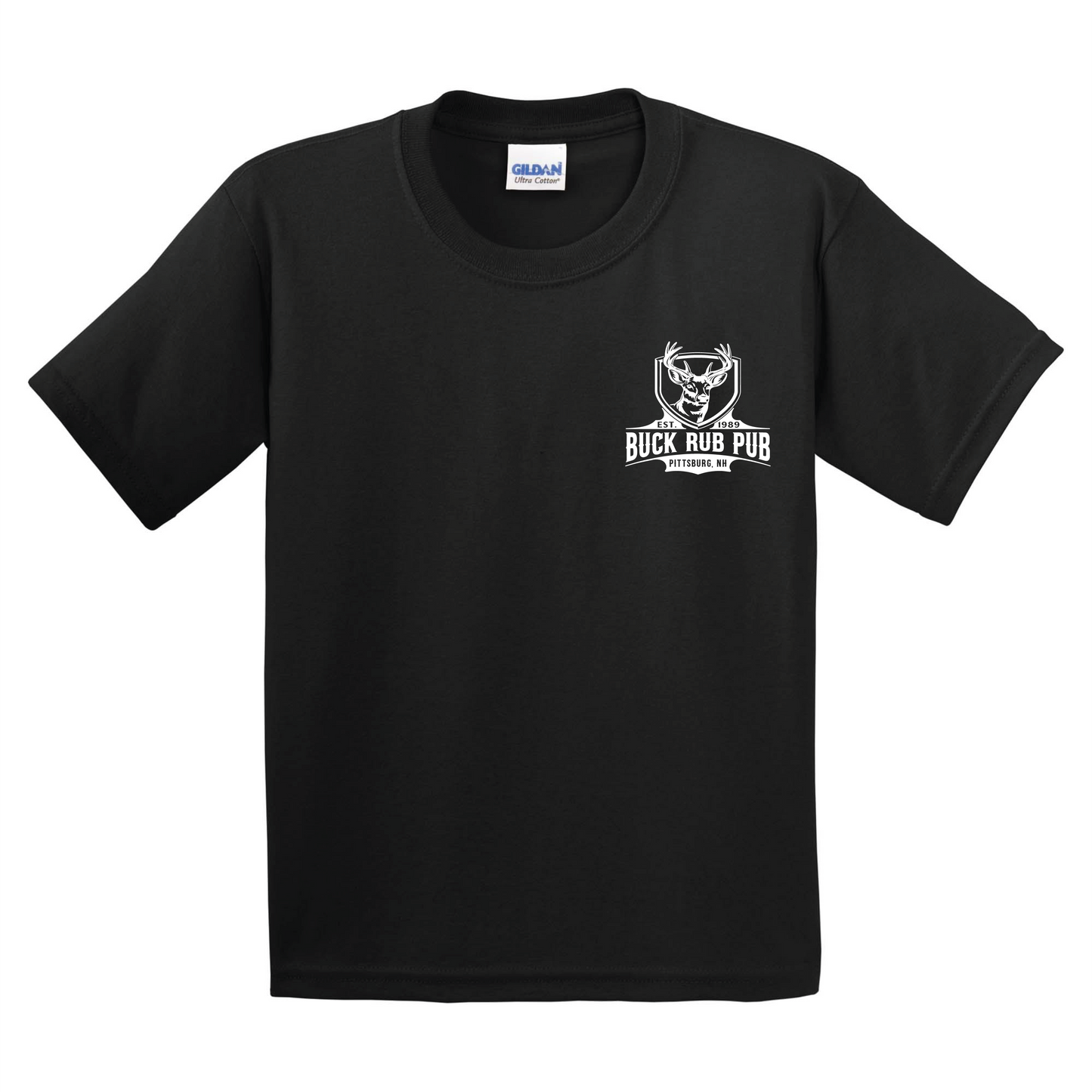 2026 Edition Kid's Best Buckin' Pub Black Unisex T-Shirt
