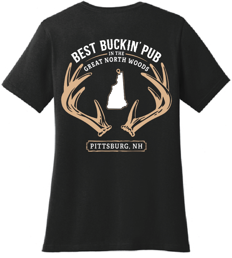 2026 Edition Best Buckin' Pub Black Women's V-Neck T-Shirt