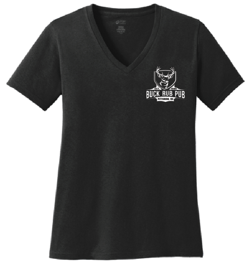 2026 Edition Best Buckin' Pub Black Women's V-Neck T-Shirt