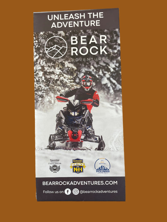 2025 Snowmobile Map Bear Rock Adventures