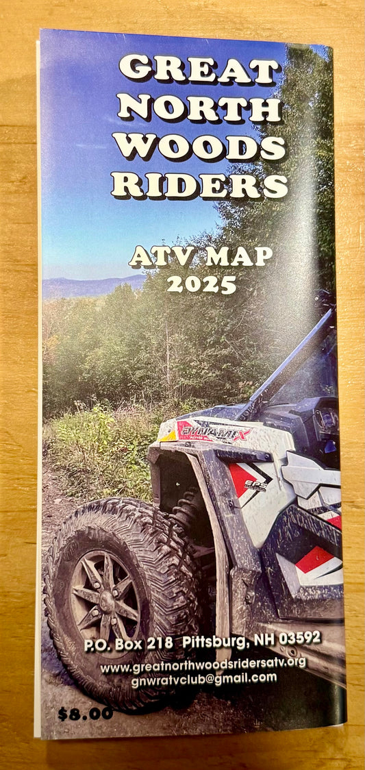 2025 Great North Woods Riders ATV Map